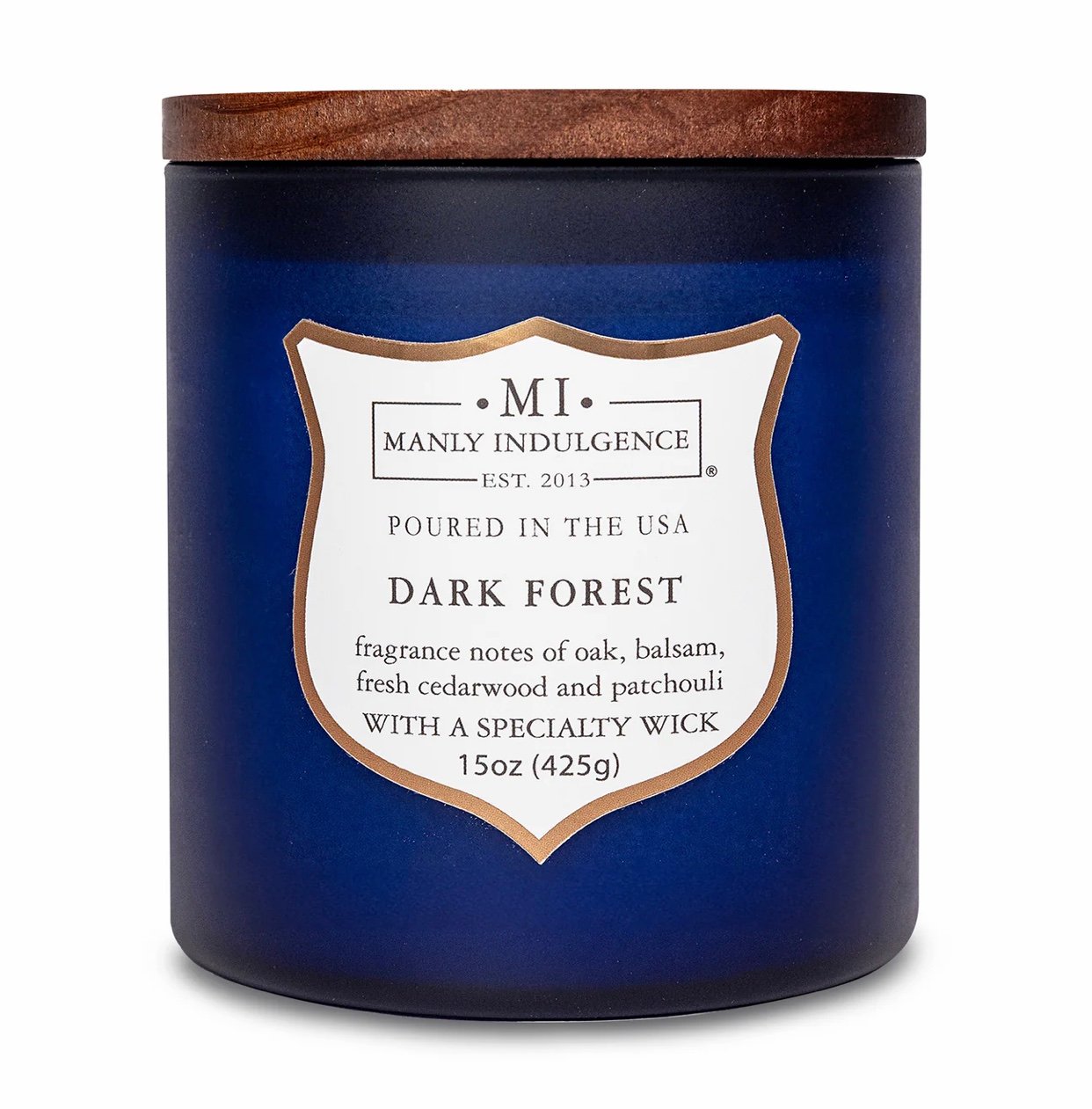 Dark Forest, Manly Indulgence Wood-wick Signature Collection, 15 oz